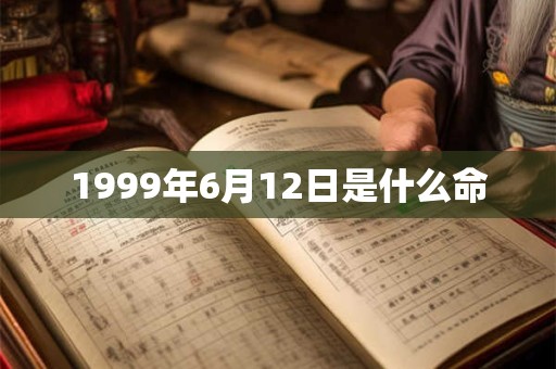 1999年6月12日是什么命