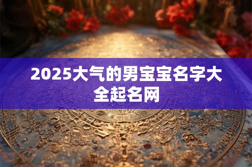 2025大气的男宝宝名字大全起名网