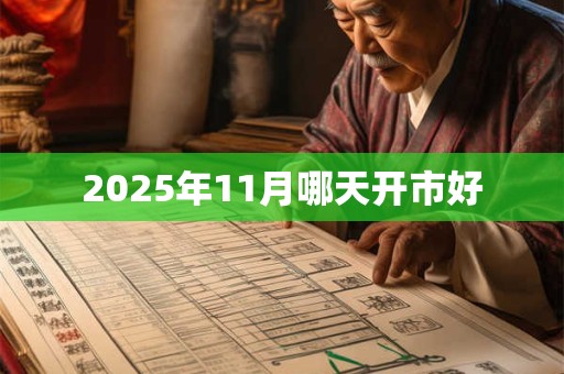 2025年11月哪天开市好