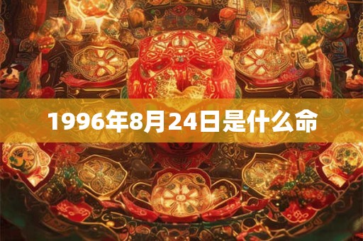 1996年8月24日是什么命