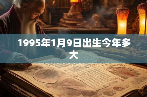 1995年1月9日出生今年多大