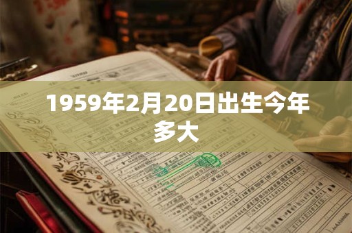 1959年2月20日出生今年多大