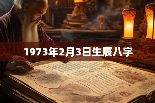 1973年2月3日生辰八字