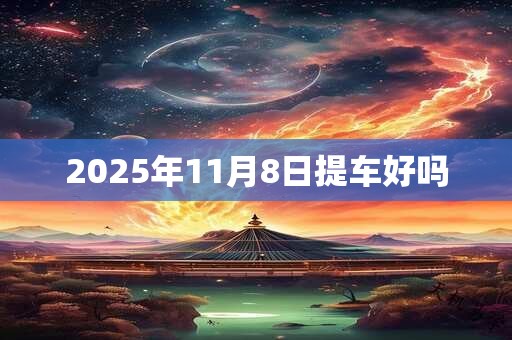 2025年11月8日提车好吗