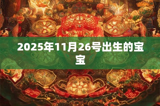 2025年11月26号出生的宝宝