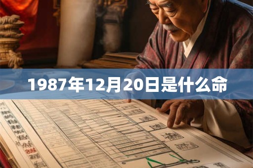 1987年12月20日是什么命