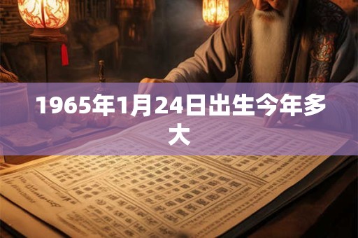 1965年1月24日出生今年多大