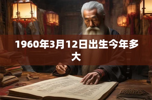 1960年3月12日出生今年多大