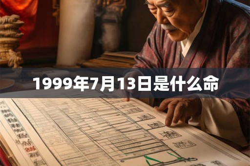 1999年7月13日是什么命