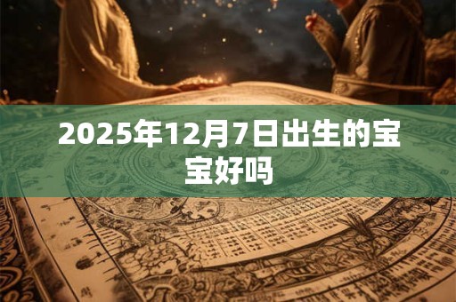 2025年12月7日出生的宝宝好吗