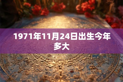 1971年11月24日出生今年多大