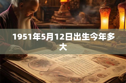 1951年5月12日出生今年多大