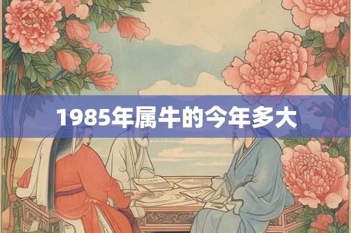 1985年属牛的今年多大