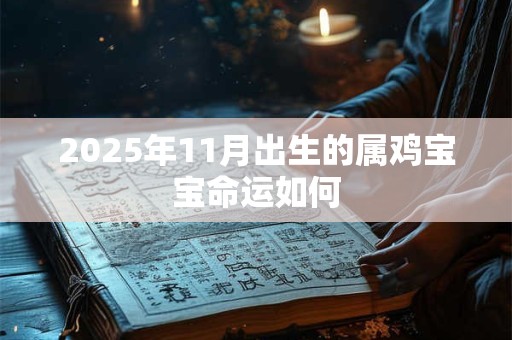 2025年11月出生的属鸡宝宝命运如何