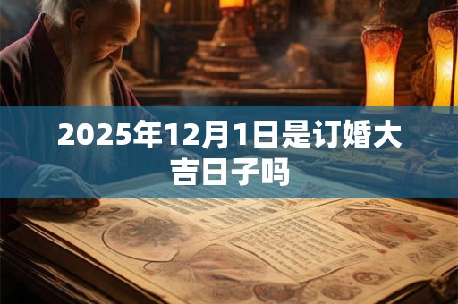 2025年12月1日是订婚大吉日子吗