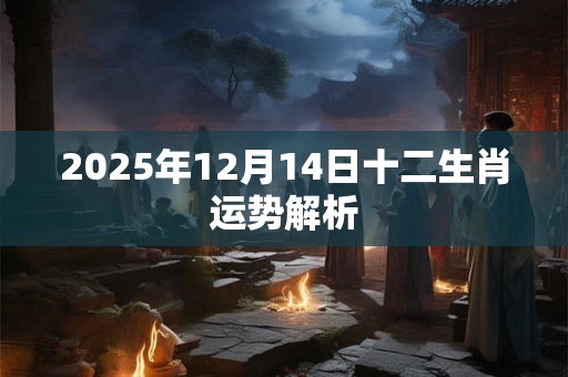 2025年12月14日十二生肖运势解析