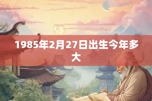 1985年2月27日出生今年多大