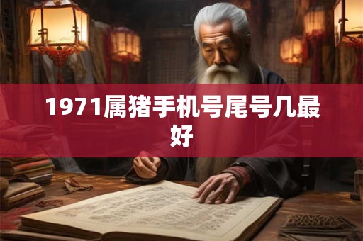 1971属猪手机号尾号几最好
