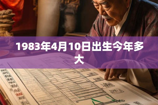 1983年4月10日出生今年多大