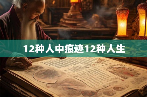 12种人中痕迹12种人生