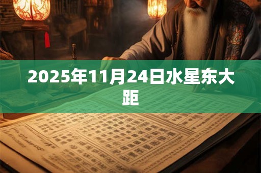 2025年11月24日水星东大距