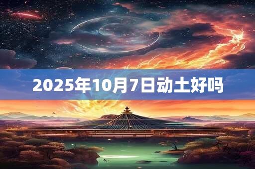 2025年10月7日动土好吗