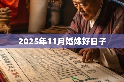 2025年11月婚嫁好日子