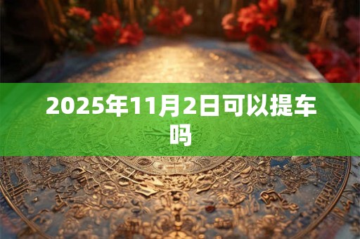 2025年11月2日可以提车吗