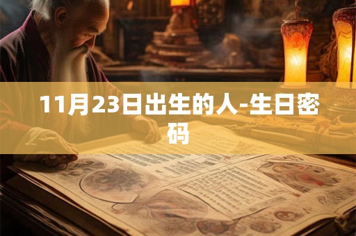 11月23日出生的人-生日密码