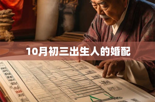 10月初三出生人的婚配