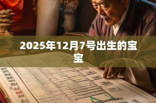2025年12月7号出生的宝宝