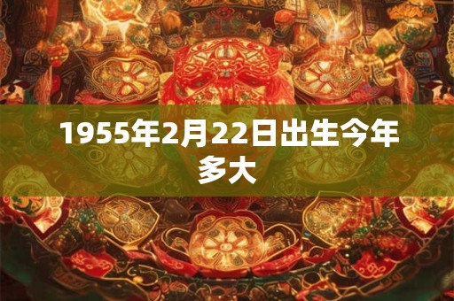 1955年2月22日出生今年多大