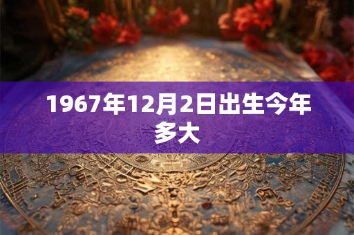 1967年12月2日出生今年多大