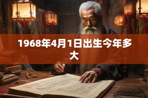 1968年4月1日出生今年多大 1968年4月1日出生今年多大