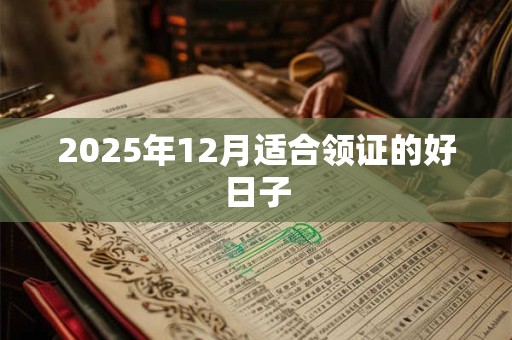 2025年12月适合领证的好日子