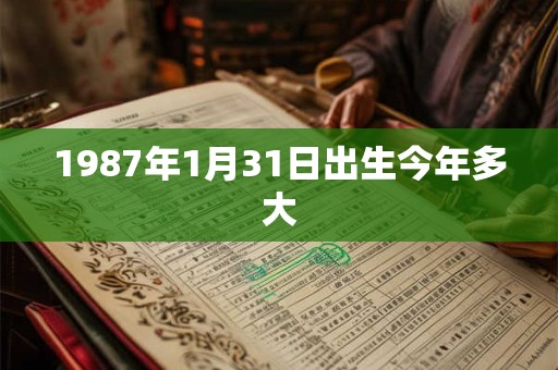 1987年1月31日出生今年多大