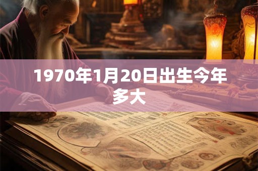 1970年1月20日出生今年多大