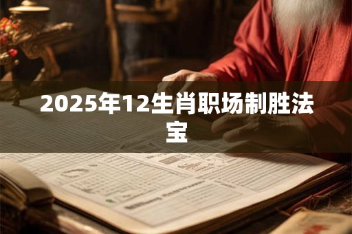 2025年12生肖职场制胜法宝