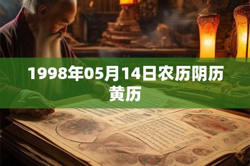 1998年05月14日农历阴历黄历