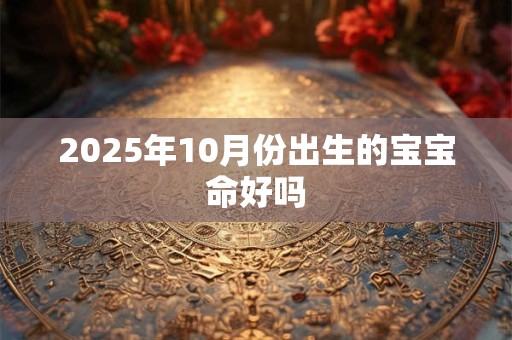 2025年10月份出生的宝宝命好吗