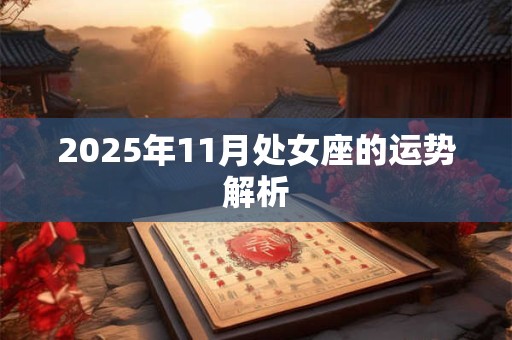 2025年11月处女座的运势解析