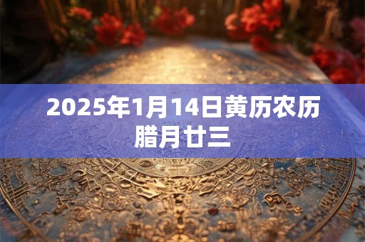 2025年1月14日黄历农历腊月廿三