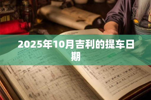 2025年10月吉利的提车日期