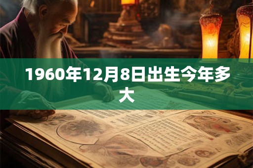 1960年12月8日出生今年多大