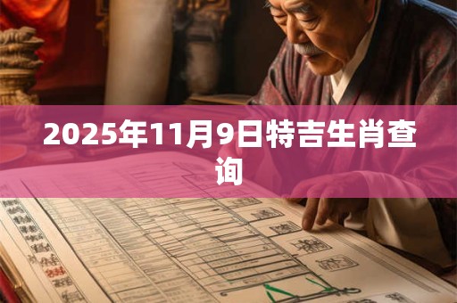 2025年11月9日特吉生肖查询