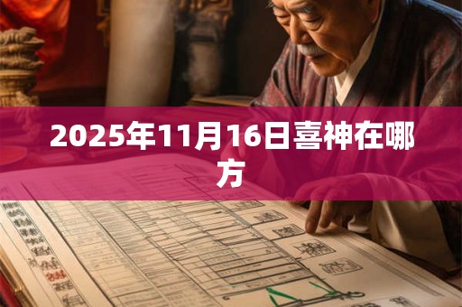 2025年11月16日喜神在哪方
