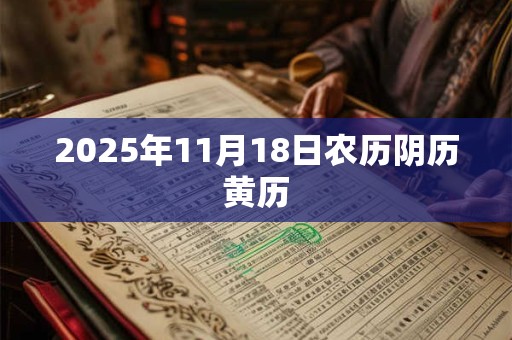 2025年11月18日农历阴历黄历