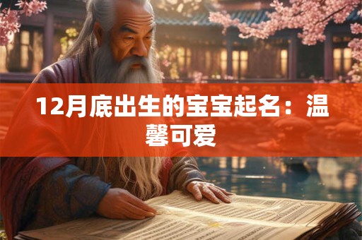 12月底出生的宝宝起名：温馨可爱