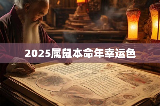 2025属鼠本命年幸运色 2025属鼠本命年幸运色