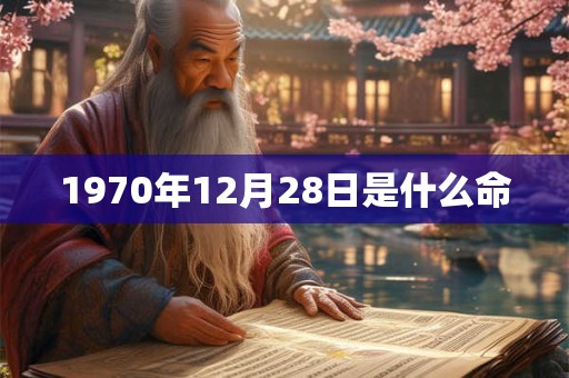 1970年12月28日是什么命